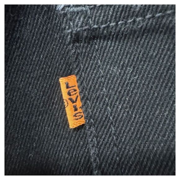 Levi's 2005 orange tag black jeans‎ men's 38x30 - Picture 3 of 7